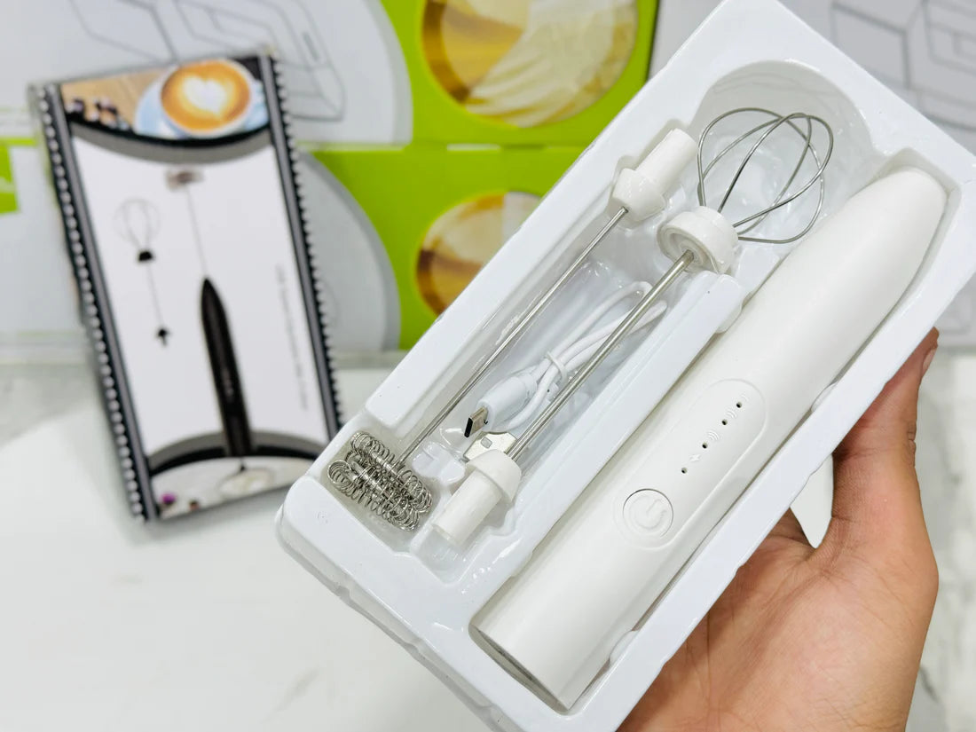 2 in 1 Electric Rechargeable Coffee Beater