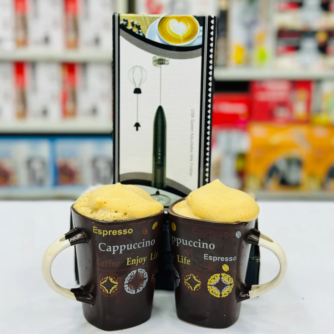 2 in 1 Electric Rechargeable Coffee Beater