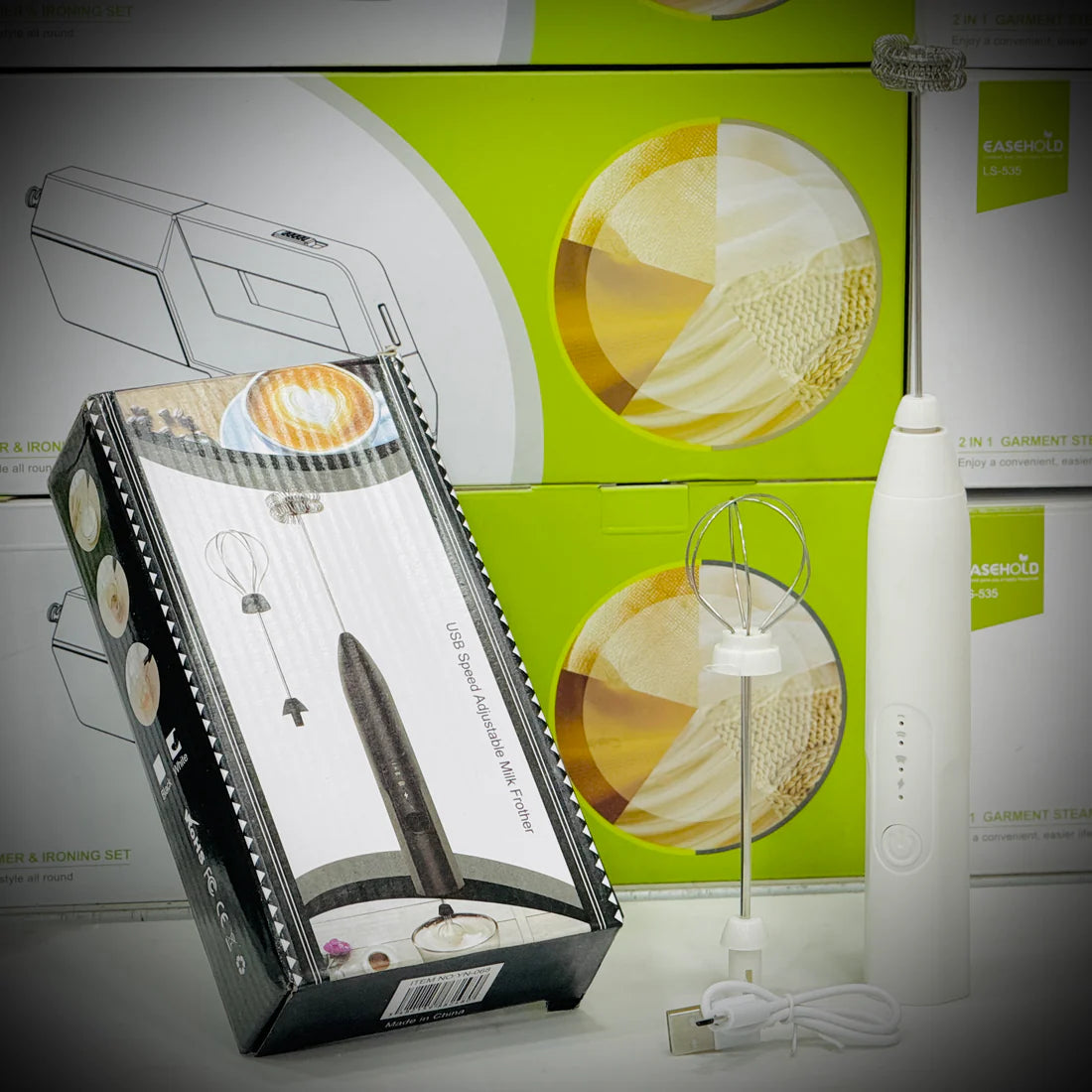 2 in 1 Electric Rechargeable Coffee Beater