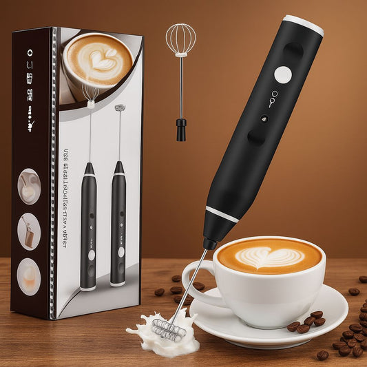 2 in 1 Electric Rechargeable Coffee Beater