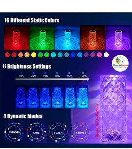 16 Color Changing Touch Lamp